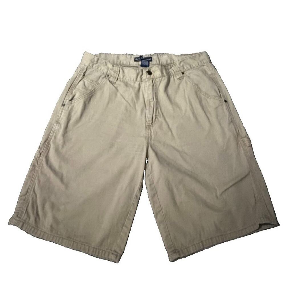 Real Ranch Workwear Cargo Shorts Mens 38 100% Cotton